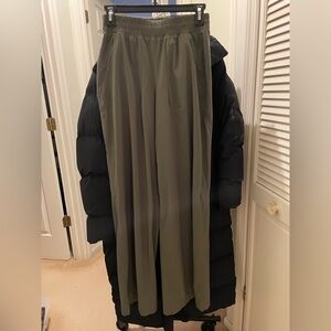 lululemon athletica Army Green Wide Leg Pants